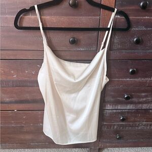 Elegant Cream Women's Top